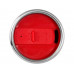 Термостакан Elwood c изоляцией, серебристый/красный с нанесением логотипа компании