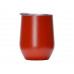 Вакуумная термокружка "Sense", красный с нанесением логотипа компании