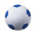 Антистресс Football, белый/ярко-синий с нанесением логотипа компании
