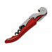 PULLTAPS BASIC FIRE RED/Нож сомелье Pulltap's Basic, красный с нанесением логотипа компании