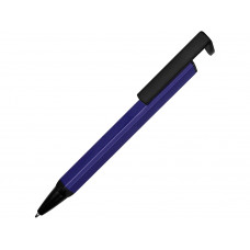 Ручка-подставка металлическая, «Кипер Q», синий/черный