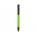 Ручка-подставка металлическая, «Кипер Q», зеленое яблоко/черный с нанесением логотипа компании