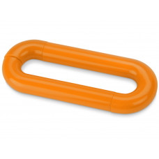 Ручка-карабин "Альпы", оранжевый с нанесением логотипа компании