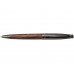 Шариковая ручка с деревянным корпусом Loure, черный/коричневый с нанесением логотипа компании