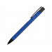 Ручка металлическая шариковая «Crepa», синий/черный с нанесением логотипа компании