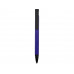 Ручка-подставка металлическая, «Кипер Q», синий/черный с нанесением логотипа компании