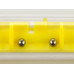 Ручка шариковая «Лабиринт» с головоломкой желтая с нанесением логотипа компании