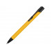 Ручка металлическая шариковая «Crepa», желтый/черный с нанесением логотипа компании