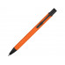 Ручка металлическая шариковая «Crepa», оранжевый/черный с нанесением логотипа компании