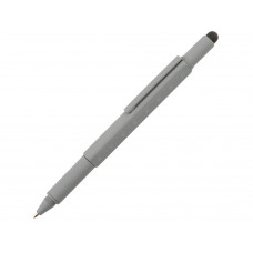 Ручка шариковая металлическая "Tool", серый. Встроенный уровень, мини отвертка, стилус