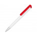 Ручка-подставка «Кипер», белый/красный с нанесением логотипа компании