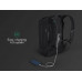 Антикражный рюкзак-трансформер Clickpack Travlo для ноутбука 16", черный с нанесением логотипа компании
