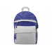Рюкзак "Универсальный" (серая спинка, серые лямки), синий/серый с нанесением логотипа компании