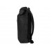 Непромокаемый рюкзак Landy для ноутбука, черный с нанесением логотипа компании