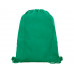 Сетчастый рюкзак со шнурком Oriole, зеленый с нанесением логотипа компании