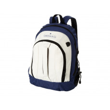 Рюкзак "Arizona", синий/белый/черный с нанесением логотипа компании