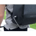 Антикражный рюкзак FlexPackPro для ноутбука 15.6", серый/черный с нанесением логотипа компании