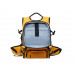 Рюкзак TORBER Mobi, желтый, полиэстер 900D с PU покрытием, 45 х 32 х 20 см с нанесением логотипа компании