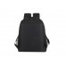 RIVACASE 5563 black Лёгкий городской рюкзак, 18л /12 с нанесением логотипа компании