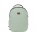 Рюкзак Sofit для ноутбука из экокожи, оливковый с нанесением логотипа компании