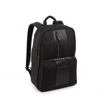 Рюкзак, Piquadro BRE, Черный с нанесением логотипа компании
