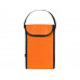 Сумка-холодильник Reviver на липучке из нетканого переработанного материала, оранжевый с нанесением логотипа компании