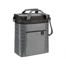 Стеганая сумка-холодильник «Quilted Event», черный с нанесением логотипа компании
