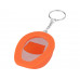 Брелок-открывалка "Каска", оранжевый с нанесением логотипа компании