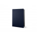 Папка классическая из экокожи "Фэйвор (Favor)", темно-синий с нанесением логотипа компании