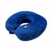 Подушка для путешествий с эффектом памяти Мемо "Drowsy" Royal Blue с нанесением логотипа компании