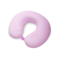 Подушка Basic из микрофибры с эффектом памяти U-shape, розовый NEW Подушка Basic из микрофибры с эффектом памяти U-shape, розовый NEW
