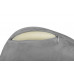 Подушка Dream с эффектом памяти, с кармашком, серый с нанесением логотипа компании