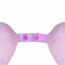 Подушка Basic из микрофибры с эффектом памяти U-shape, розовый с нанесением логотипа компании