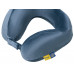 Подушка для путешествий с эффектом памяти Travel Blue Tranquility Pillow, увеличенная (212), цвет синий с нанесением логотипа компании