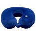 Подушка для путешествий с эффектом памяти Мемо "Drowsy" Royal Blue с нанесением логотипа компании