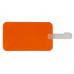 Бирка для багажа "Voyage" 2.0, оранжевый с нанесением логотипа компании