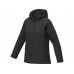Notus женская утепленная куртка из софтшелла - сплошной черный с нанесением логотипа компании