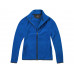 Куртка флисовая "Brossard" женская, синий с нанесением логотипа компании