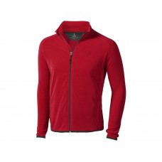Куртка флисовая "Brossard" мужская, красный с нанесением логотипа компании