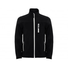 Куртка софтшел "Antartida", мужская, черный с нанесением логотипа компании