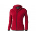 Куртка флисовая "Brossard" женская, красный с нанесением логотипа компании