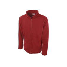 Куртка флисовая «Seattle» мужская, красный с нанесением логотипа компании