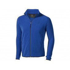 Куртка флисовая "Brossard" мужская, синий с нанесением логотипа компании