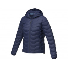 Женская утепленная куртка Petalite из материалов, переработанных по стандарту GRS - Темно - синий с нанесением логотипа компании