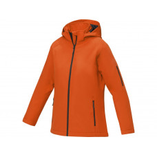 Notus женская утепленная куртка из софтшелла - Оранжевый с нанесением логотипа компании
