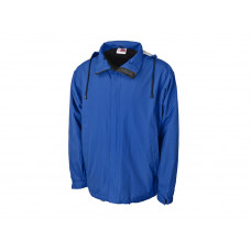 Куртка мужская с капюшоном "Wind", кл. синий с нанесением логотипа компании