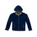 Куртка софтшел "Match" мужская, темно-синий/серый с нанесением логотипа компании