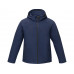 Notus мужская утепленная куртка из софтшелла - Темно - синий с нанесением логотипа компании