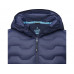 Мужская утепленная куртка Petalite из материалов, переработанных по стандарту GRS - Темно - синий с нанесением логотипа компании