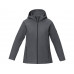 Notus женская утепленная куртка из софтшелла - Storm grey с нанесением логотипа компании